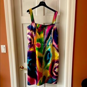 Vibrant Multicolor Sleeveless Dress
